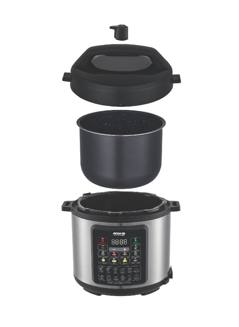 Arshia Digital Pressure Cooker 6L – Multi-Functional with LED Display - Image 2