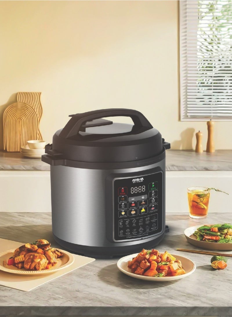 Arshia Digital Pressure Cooker 6L – Multi-Functional with LED Display - Image 3
