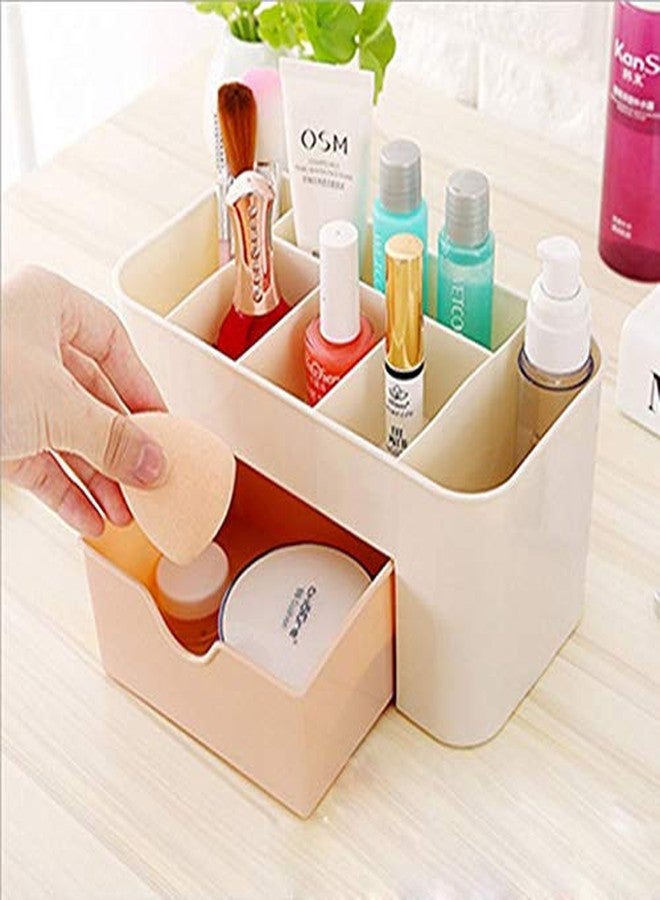 SEASPIRIT Plastic Mini Makeup Storage and Organizer (Multicolour) - (Pack of 1) - Image 3