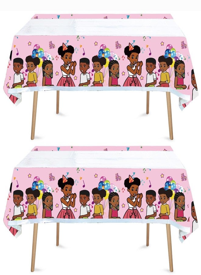 Losede 2pcs Birthday Party Tablecloth Table Cover, Birthday Supplies Decorations (70'' x 42'') (3) - Image 2