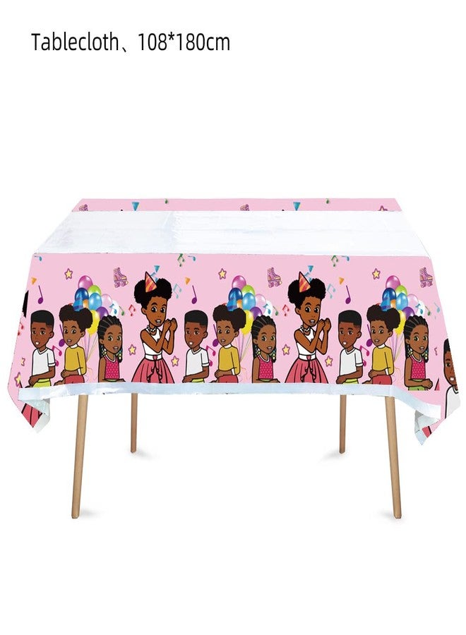 Losede 2pcs Birthday Party Tablecloth Table Cover, Birthday Supplies Decorations (70'' x 42'') (3) - Image 3
