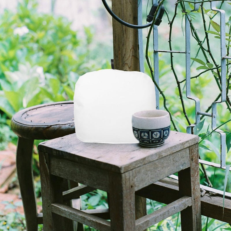 Insulated Tea Kettle Cover Heat Resistant Cozy Keeps Tea Warm White Design - Image 5