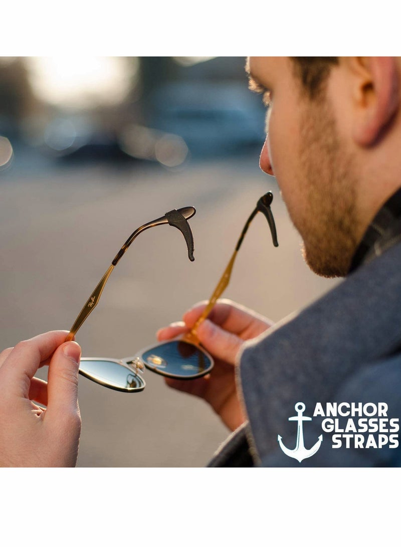 3 Pair Silicone Glasses Ear Hook Glasses Nose Pads Glasses Ear Pads Eyewear Sleeve Retainer for Sunglasses and Glasses (Eyeglass String Retainer) - Image 5