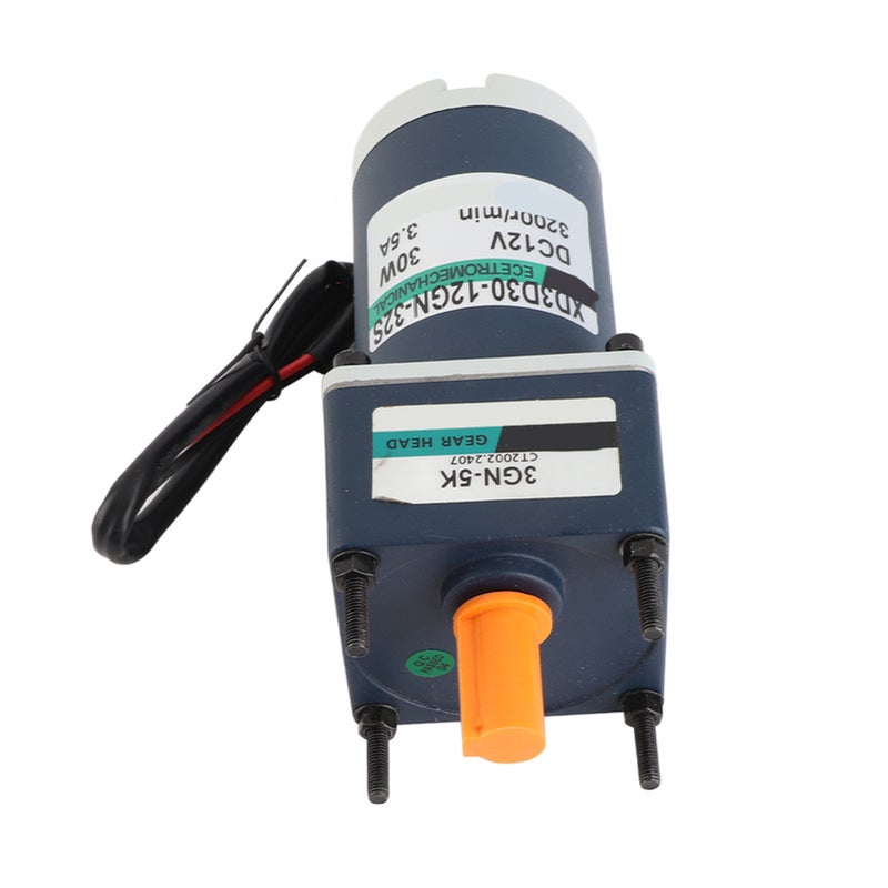 12V/30W Electric Permanent Magnet Direct Current Gear Motor 3000/3200RPM Reduction Geared Motor(#2) - Image 2