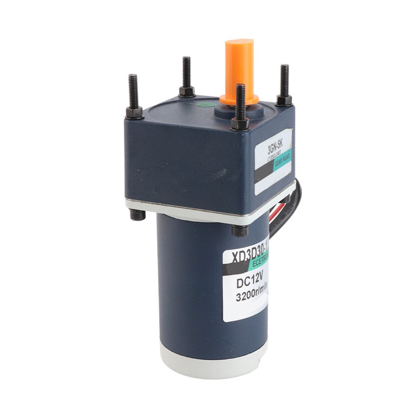 12V/30W Electric Permanent Magnet Direct Current Gear Motor 3000/3200RPM Reduction Geared Motor(#2) - Image 5