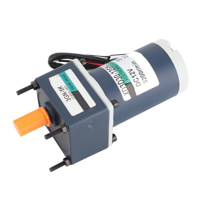 12V/30W Electric Permanent Magnet Direct Current Gear Motor 3000/3200RPM Reduction Geared Motor(#2) - Image 4