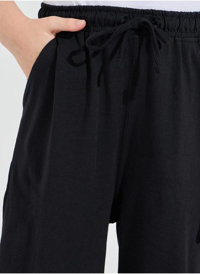 Styli - Tapered Cuffed Joggers with Drawstrings - Image 1