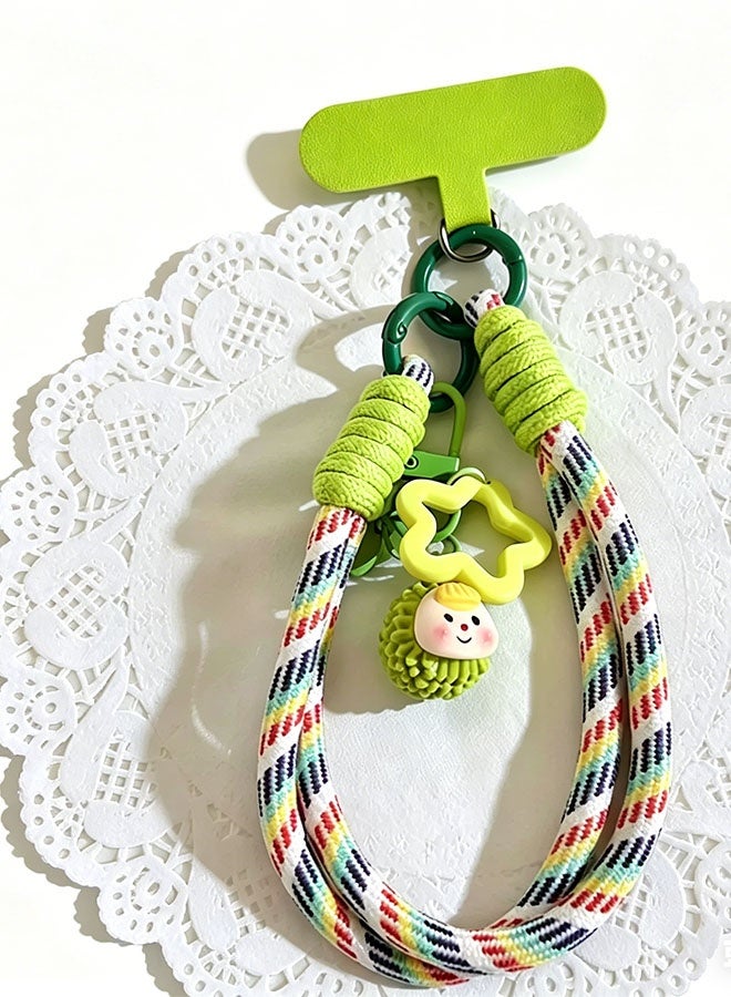 Happy D 2 adjustable wrist strap lanyards, dopamine style, suitable for iPhone and most smartphones – compatible with cameras, earphones, USB drives, and ID cards - Image 5