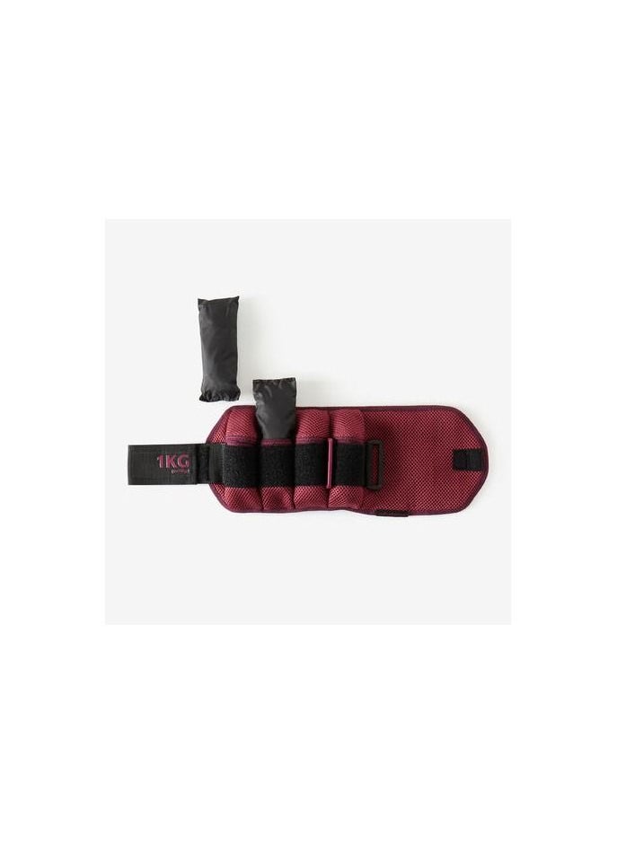 DECATHLON Adjustable 1 kg Soft Fitness Dumbbells ToneSoftBell Two-Pack  - Image 2