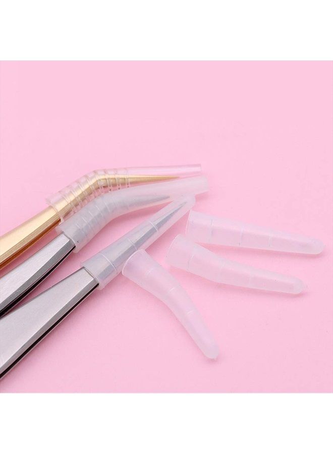Teensery 40 Pcs Clear Tweezer Point Protectors Cap Tip Stopper Covers Makeup Beauty Supplies, General Size - Image 3