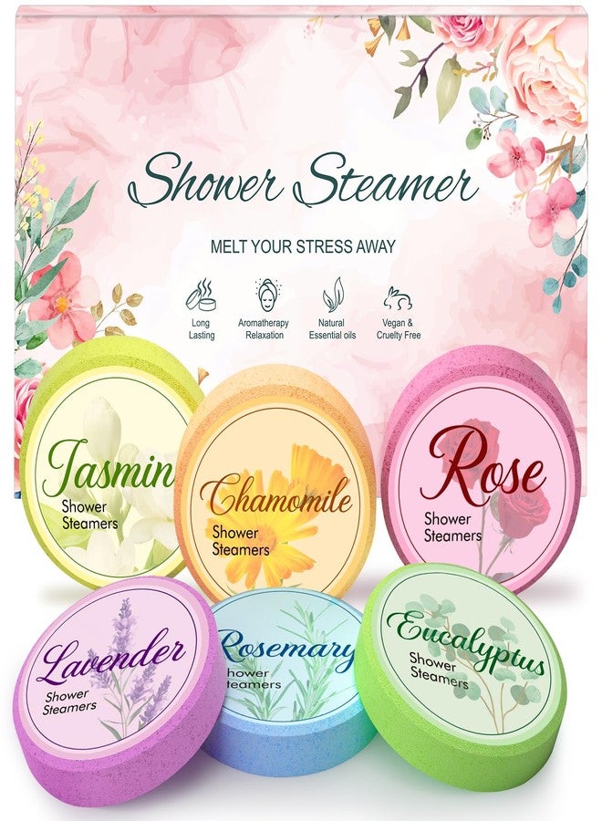 Eletorot Easter Basket Stuffers for Adults Women: 6 Pack Shower Steamers Aromatherapy, Spa with Essential Oils Relaxation, Birthday Gift for Teens Girls, Mothers Day Gifts for Mom Friend Girlfriend Wife Sister - Image 1