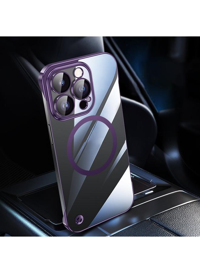 S-TOP Case For iPhone 13 Pro Electroplating Frameless Magsafe Magnetic PC Phone Case - Image 2