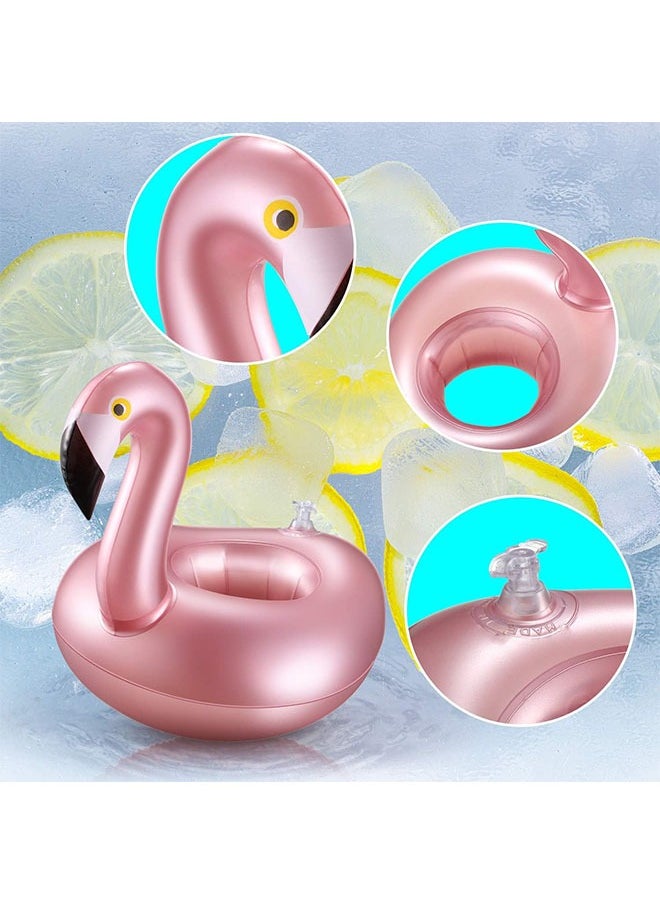 Ant - 12-Piece Inflatable Drink Holder Flamingo Drink Floats, Reusable Inflatable Lovely Animal Cup Coasters Pool Cup for Pool Parties &Flamingo Theme Parties - Image 1