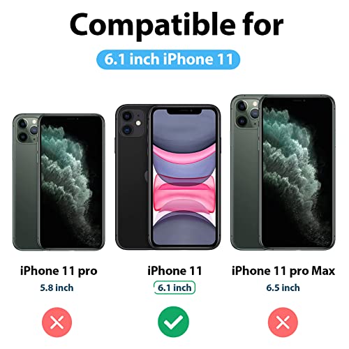 Tobfit Magnetic Case for iPhone 11 6.1-Inch Compatible with MagSafe, Translucent Matte Back Slim Shockproof Phone Cover for iPhone 11,Navy Blue - Image 2