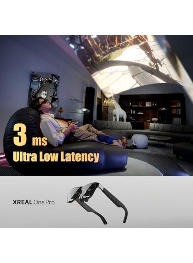 XREAL One Pro AR Glasses with X1 Chip, 3 Degrees of Freedom, 171°, 57° Viewing Angle, 120Hz, BOSE Sound, Sony OLED Display, 3 Modes Adjustment, Compatible with PS5, Nintendo Switch 2, iPhone 16/15, Steam Deck, PC, Android and iOS - Size M - Image 4
