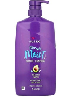 Aussie Aussie Shampoo Miracle Moist 26.2 Oz Pump, 26.2 Oz  - Image 1