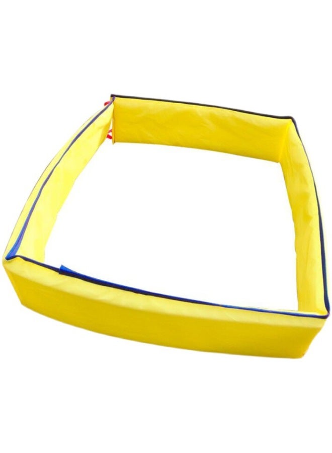 Pull Back Frame Kindergarten Fun Body Intelligent Sensory Training Equipment Children's Outdoor Grid Jumping Drilling Game Props-Color:Pull Back Frame Four-color 5 Pack (four-color Splicing) - Image 5
