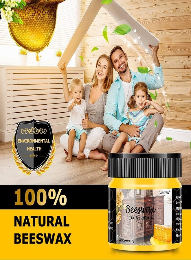 ZSIGNS Beeswax Furniture Polish, Wood Seasoning for Polish Floor Tables Chairs Cabinets Home to Protect and Care 1pcs Wax Sponge Christmas Gifts 1x Beewax, - Image 3