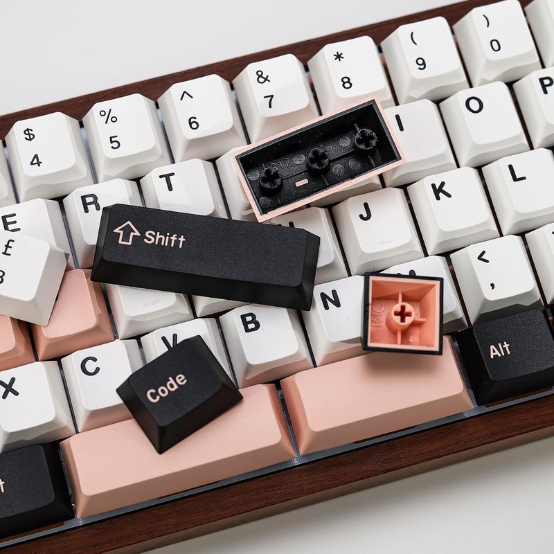 KBDiy Olivia Female Keycaps PBT Double Injection Keycaps Set, 174 Pink Keys 60 Percent Profile Cherry Keycaps for Mechanical Keyboard 61/64/68/84/87/100/104/108 - Image 4