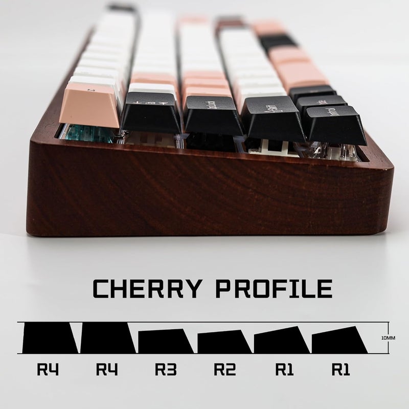 KBDiy Olivia Female Keycaps PBT Double Injection Keycaps Set, 174 Pink Keys 60 Percent Profile Cherry Keycaps for Mechanical Keyboard 61/64/68/84/87/100/104/108 - Image 3