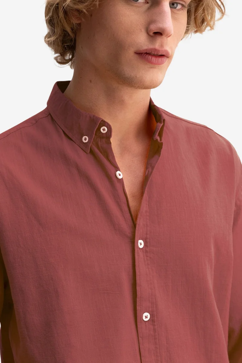 GIESTO Cotton Oversized Button-Up Shirt