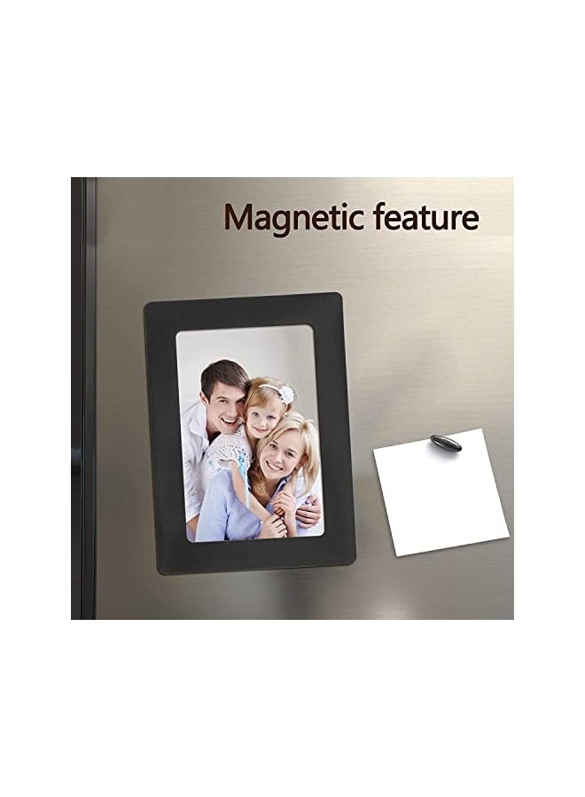 The Bros Picture Frame 4x6, 5 Pack Magnetic Photo Frames for Refrigerator, Magnetic Picture Frames suitable for Fridge, Dishwasher, Locker and Office Cabinet, Horizontally or Vertically - Image 5