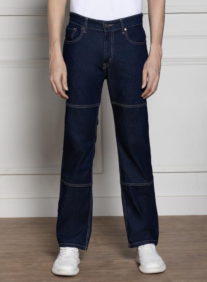 دينيس لينغو جينز بقصة مريحة وألواح مقصوصة مخيطة من ستايلي - Image 2