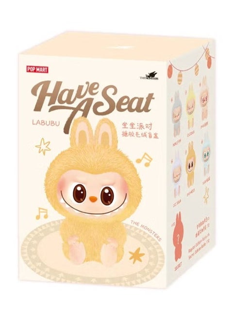 Labubu 100% Authentic The Monsters Have a Seat Vinyl Plush Pendant Single Blind Box