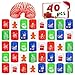 POPLAY 40PCS Christmas Spring Rainbow Party Favor Mini Plastic Coil Spring Toy for Christmas Goodie Bag Stuffers Fidget Stress Coil Mini Springs Bulk Toys for Carnival Prize Birthday - Image 2