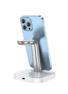 hoco. 3 in 1  Charger for iPhone 14 13 Pro Max Wireless Charger Stand for iWatch 8 7 SE 2 Ultra  - Image 3