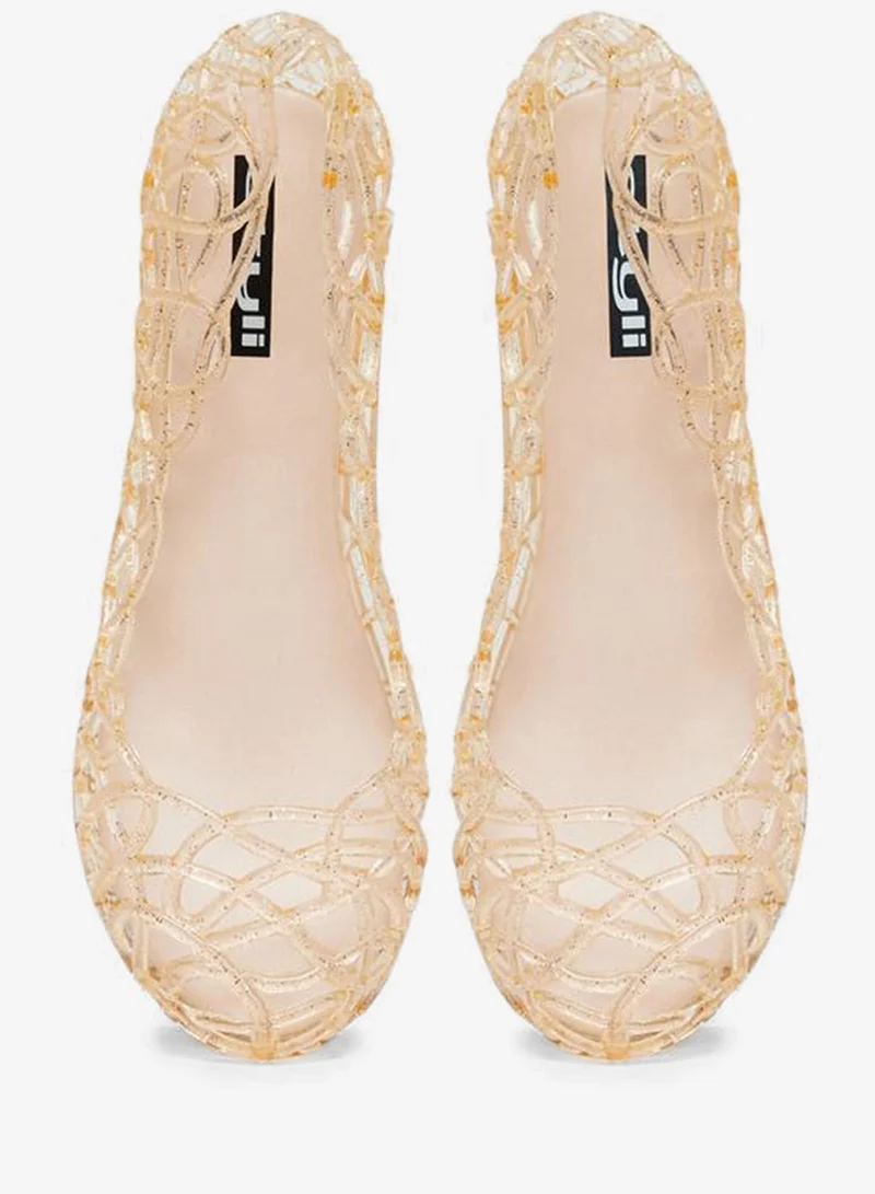 Styli  Glitter Look Flat Jelly Shoes for Women | Best Price UAE
