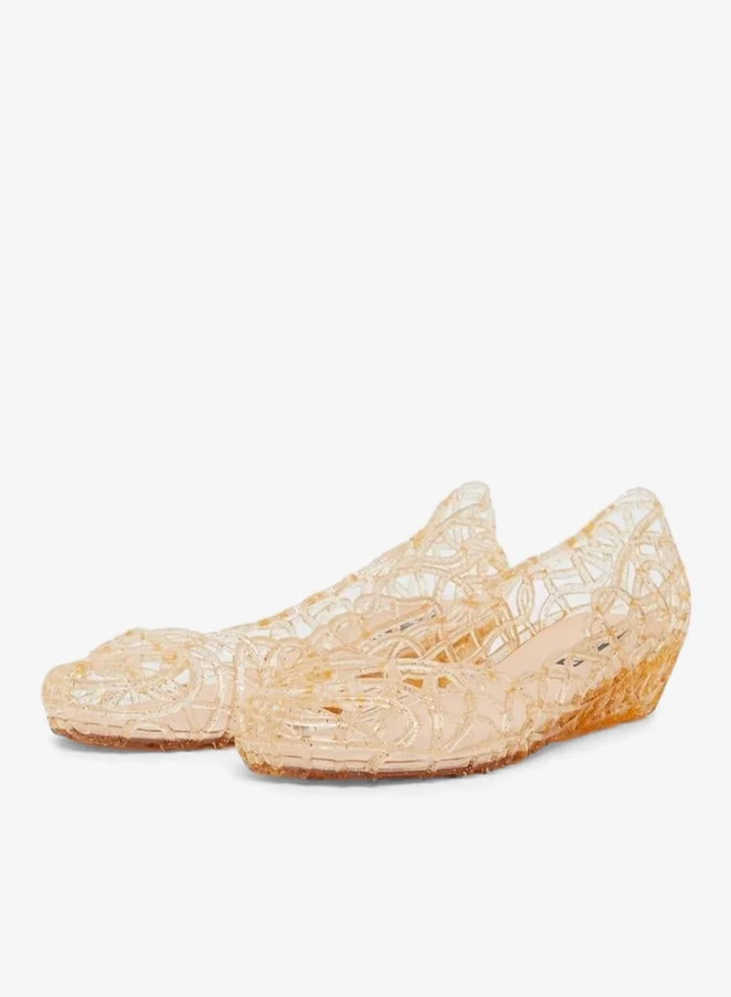 Styli  Glitter Look Flat Jelly Shoes for Women | Best Price UAE