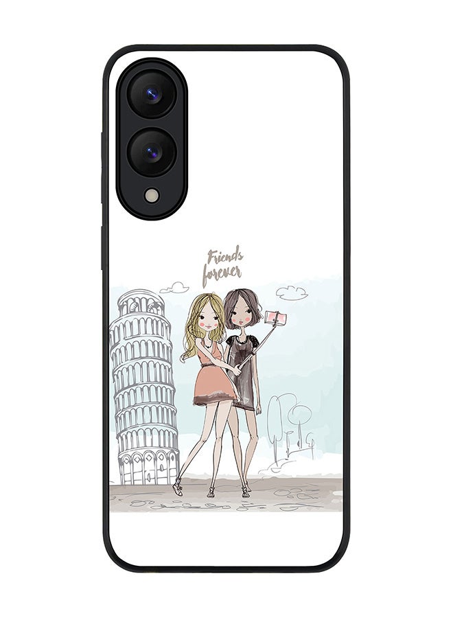 Stylizedd For Samsung Galaxy S25 Edge Case,Slim fit Camera Protection, Shockproof Thin Phone cover  - Friends Forever - Image 1
