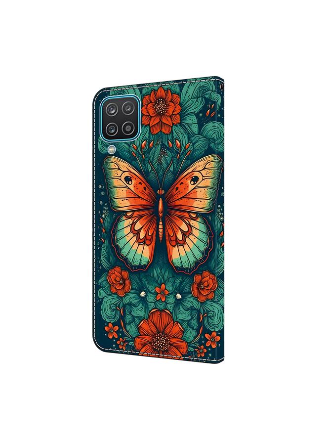 اس-توب جراب لهاتف Samsung Galaxy A42 5G/M42 5G جراب هاتف جلدي مطلي بالكريستال - Image 3