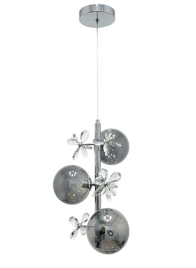 BUY4LESS -  Modern Lighting, Pendent, Light, Modern crystal light pendent, Chrome Color, 30x106 cm, Suitable for bedroom, kitchen, coffee shop. - Image 1