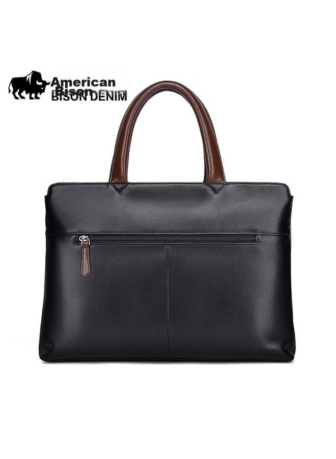 American Bison Meizhou Yenui Briefcase For Men, Handheld Laptop Bag, Multifunctional Large Capacity Business Bag, Valentine's Day Gift - Image 5
