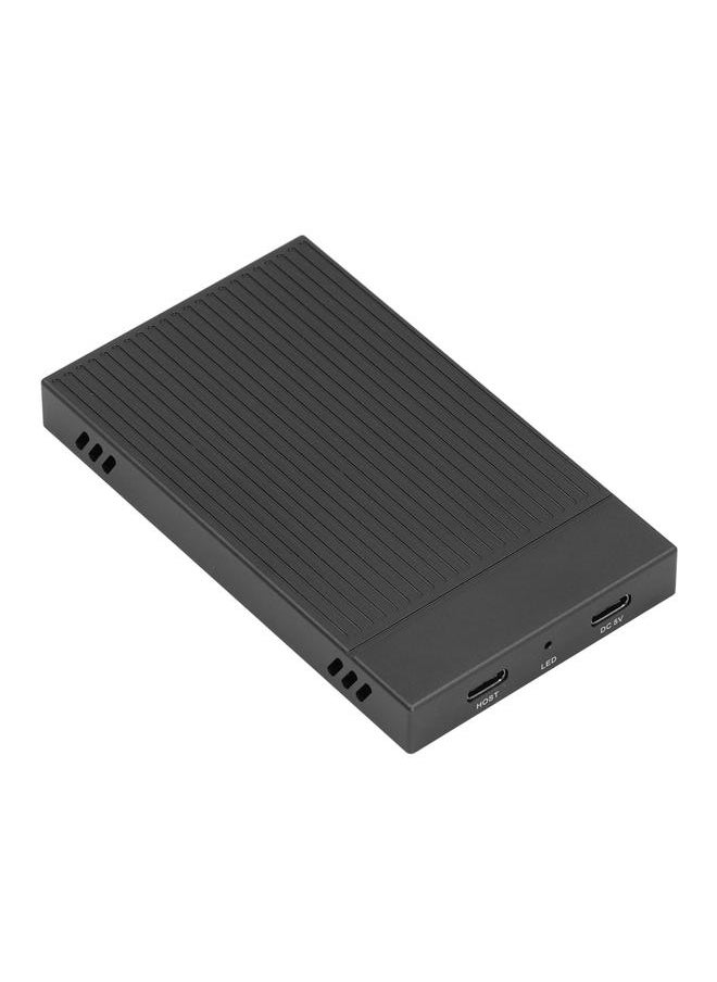 Thoraya M.2 2bay NVMe HUB dual-slot aluminum alloy solid state drive box expansion dock USB3.2 Gen2 10Gbps M.2 Type-C+USB-A 4-in-1 expansion dock for PCIe M-Key 2230/2242/2260/2280 SSD  - Image 4