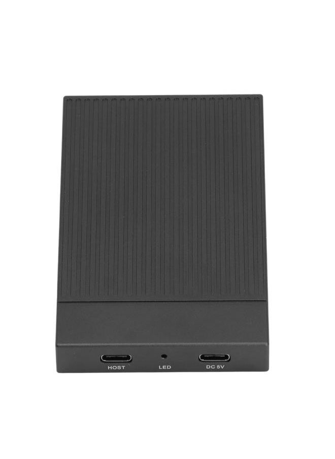 Thoraya M.2 2bay NVMe HUB dual-slot aluminum alloy solid state drive box expansion dock USB3.2 Gen2 10Gbps M.2 Type-C+USB-A 4-in-1 expansion dock for PCIe M-Key 2230/2242/2260/2280 SSD  - Image 3