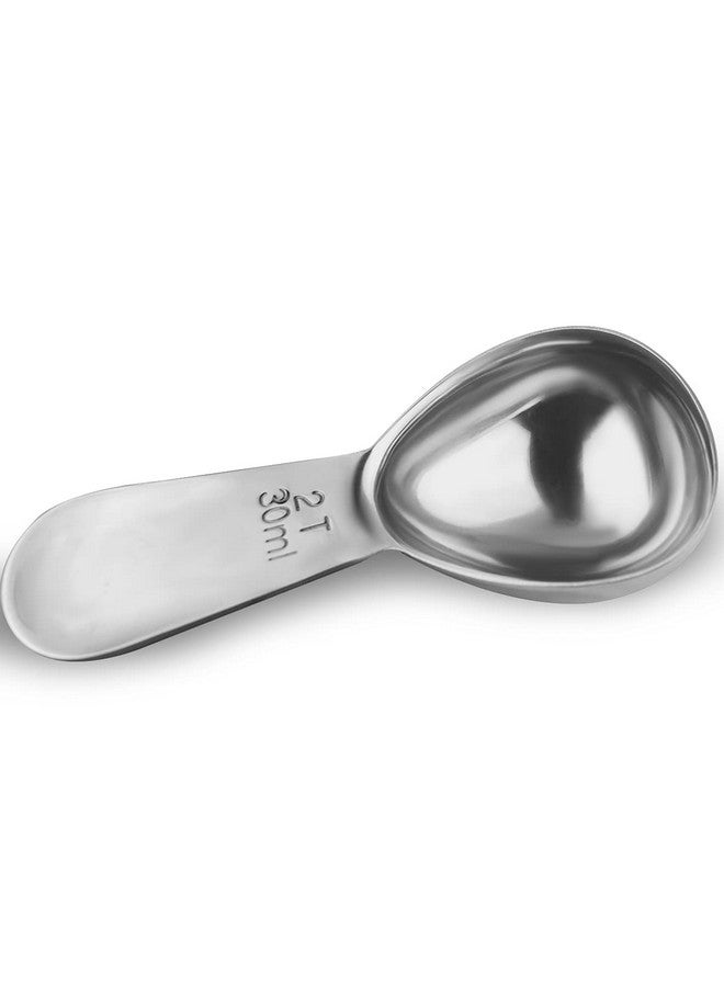 yuntop 18/8 Stainless Steel 2 Tbsp Coffee Scoop - Exact Measuring Spoon (30ml) - Image 1