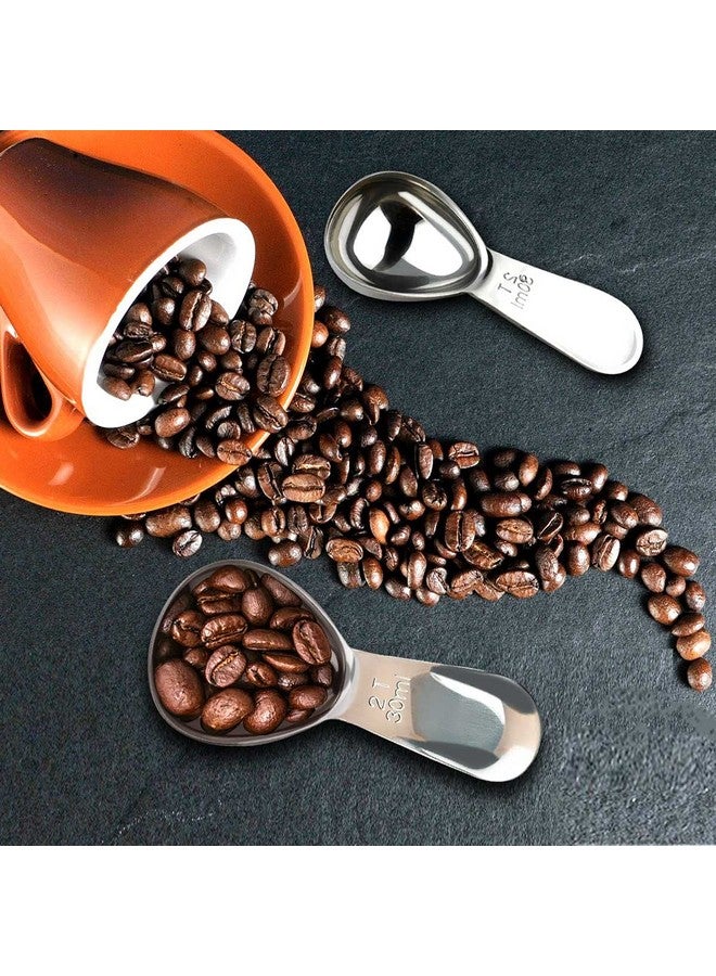 yuntop 18/8 Stainless Steel 2 Tbsp Coffee Scoop - Exact Measuring Spoon (30ml) - Image 3