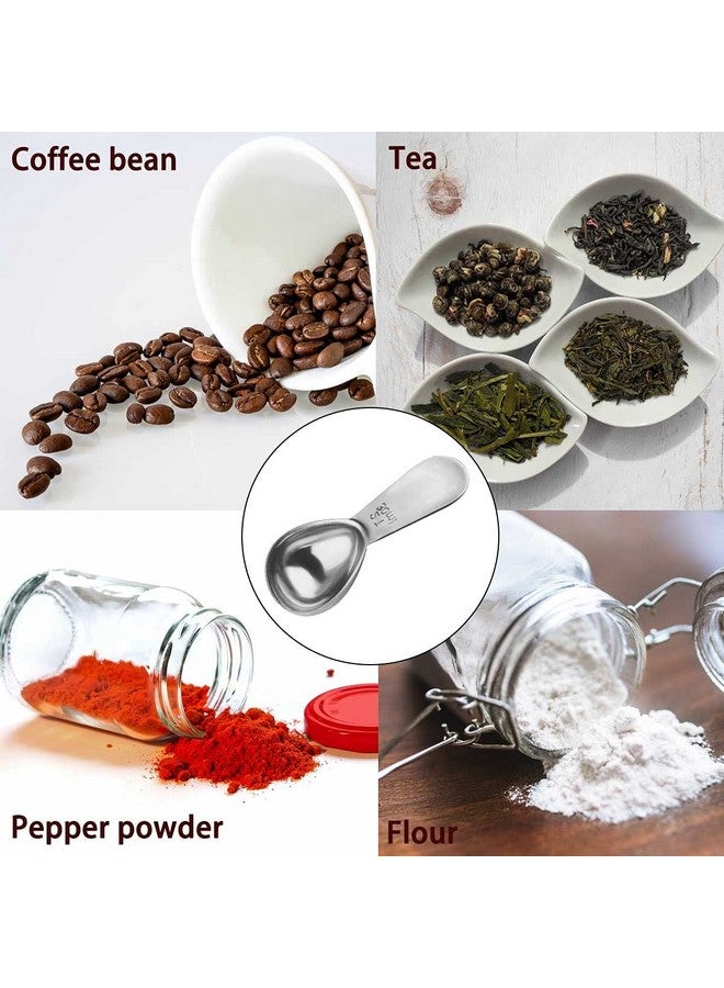 yuntop 18/8 Stainless Steel 2 Tbsp Coffee Scoop - Exact Measuring Spoon (30ml) - Image 2