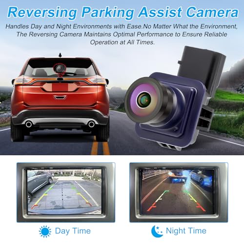 KUTTOLE Backup Camera Compatible with Ford Edge 2011 2012 2013 2014 2015 Lincoln MKX 2011 2012 2013 170° Wide Angle Rear View Parking Assist Camera Edge Accessories BT4Z-19G490-B FL1T-19G490-AC - Image 4
