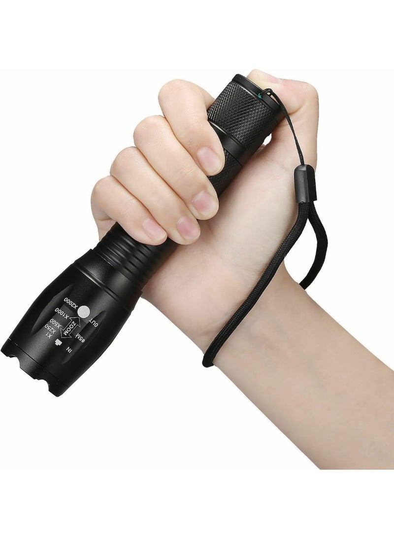 Flashlight UV and White Light 2 In 1 Flashlight LED Dual Color Waterproof Flashlight   USB - Image 2