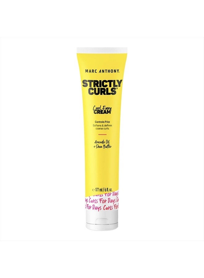 MARC ANTHONY Curl Envy Cream, Strictly Curls - Curl Defining Cream Softens Coarse Curls, Adds Bounce & Fights Frizz with Avocado Oil & Shea Butter - Sulfate-Free Hair Products for Curly Hair - 6 Oz - Image 3