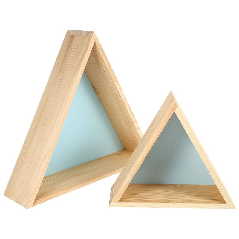 2Pcs Shelf Wall-mounted Storage Rack Storage Device for Living Room - Image 1