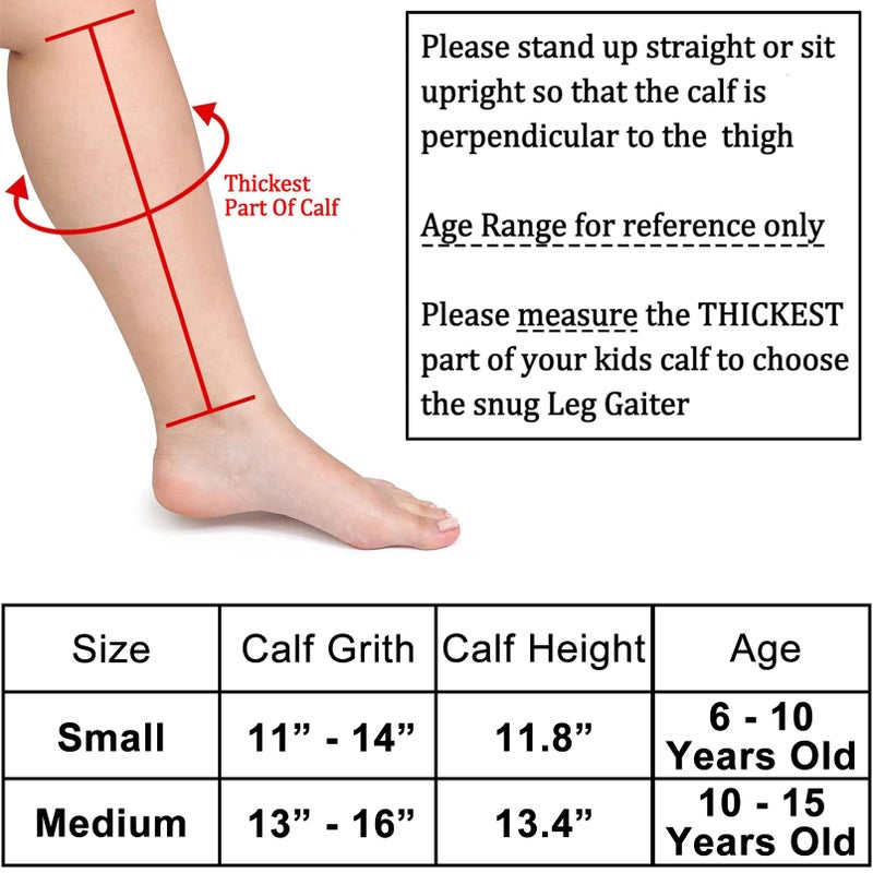 Luwint Cowhide Leather Kids Leg Gaiters, Adjustable Snake Bite Protection Calf Gaiters Lower Leg Boots Gaiter for Boys and Girls 6-10 Years Hiking, Hunting, Outdoors - Image 2