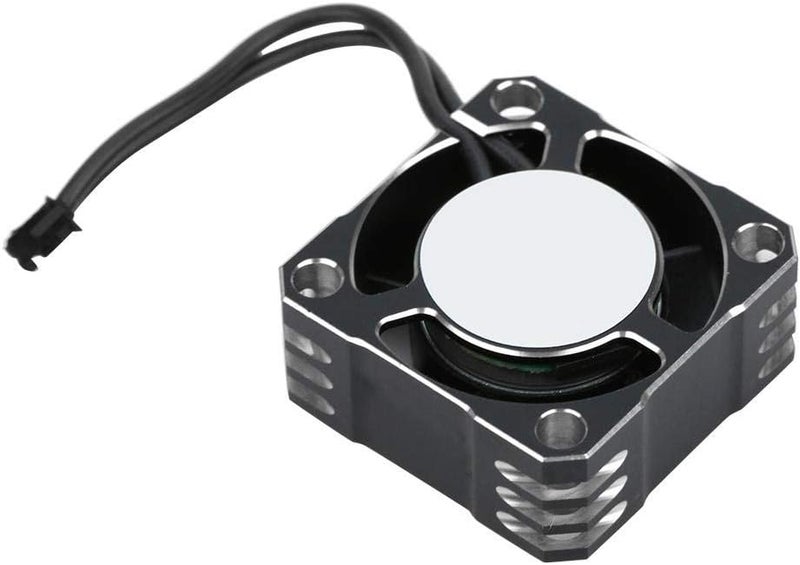 comfrt RC Cooling Fan, Aluminum 32000RPM 25x25MM Remote Control Vehicle Heat Dissipation Fan RC Electronic Speed Controller Strong Metal Fan for 1/10, 1/8, 1/12 Scale RC Car - Image 1