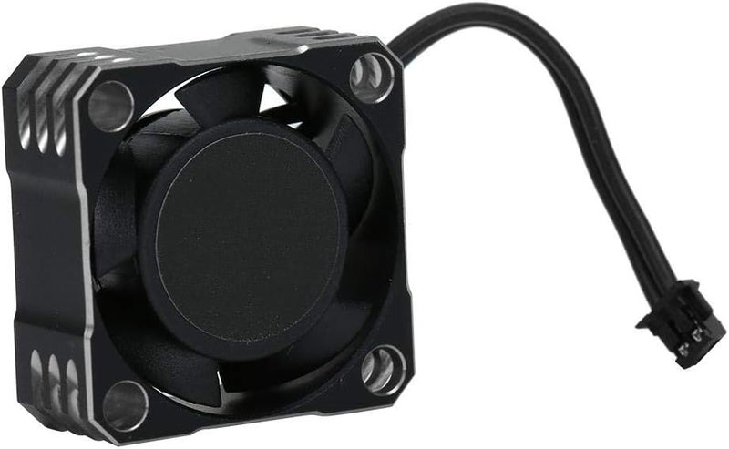 comfrt RC Cooling Fan, Aluminum 32000RPM 25x25MM Remote Control Vehicle Heat Dissipation Fan RC Electronic Speed Controller Strong Metal Fan for 1/10, 1/8, 1/12 Scale RC Car - Image 3