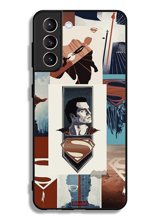 Tolwak - Samsung Galaxy S21 5G Protective Case Cover Superman Art - Image 1