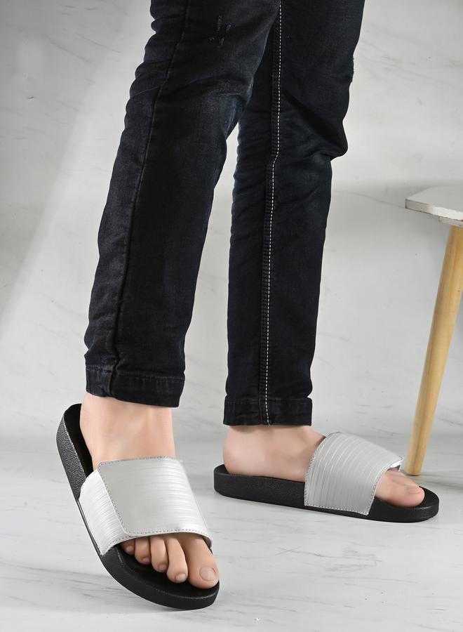 ستايلي شبشب بحزام فيلكرو عريض - Image 2